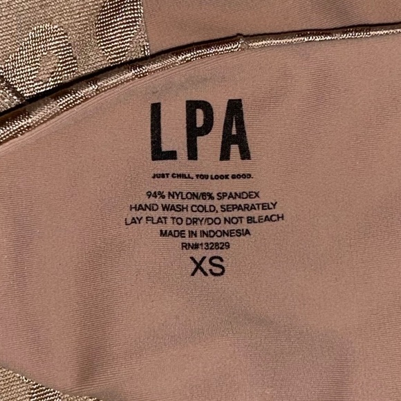 LPA X Revolve Iris Bikini Top Nude Leopard Size XS Extra Small - Picture 4 of 4